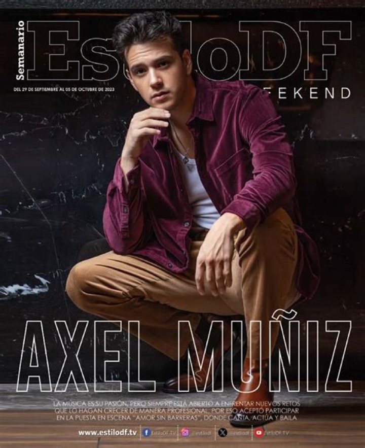 Áxel Muñiz (popsinger) Wiki,Age,Birthday,Biography,Height,Net Worth ..