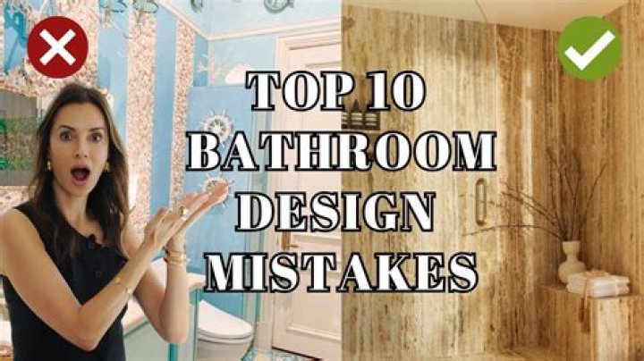 6 Design Mistakes You're Making in Your Bathroom, According to Experts