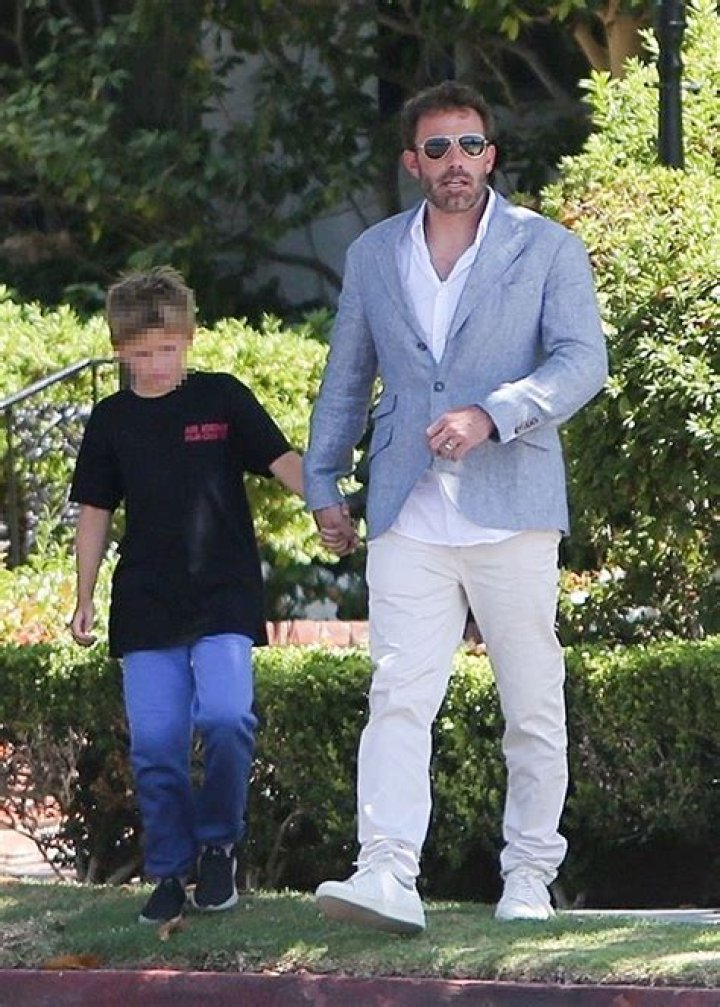 Ben Affleck Is Spotted Out With Son Samuel, 10, After Italy Honeymoon With Jennifer Lopez: Photos