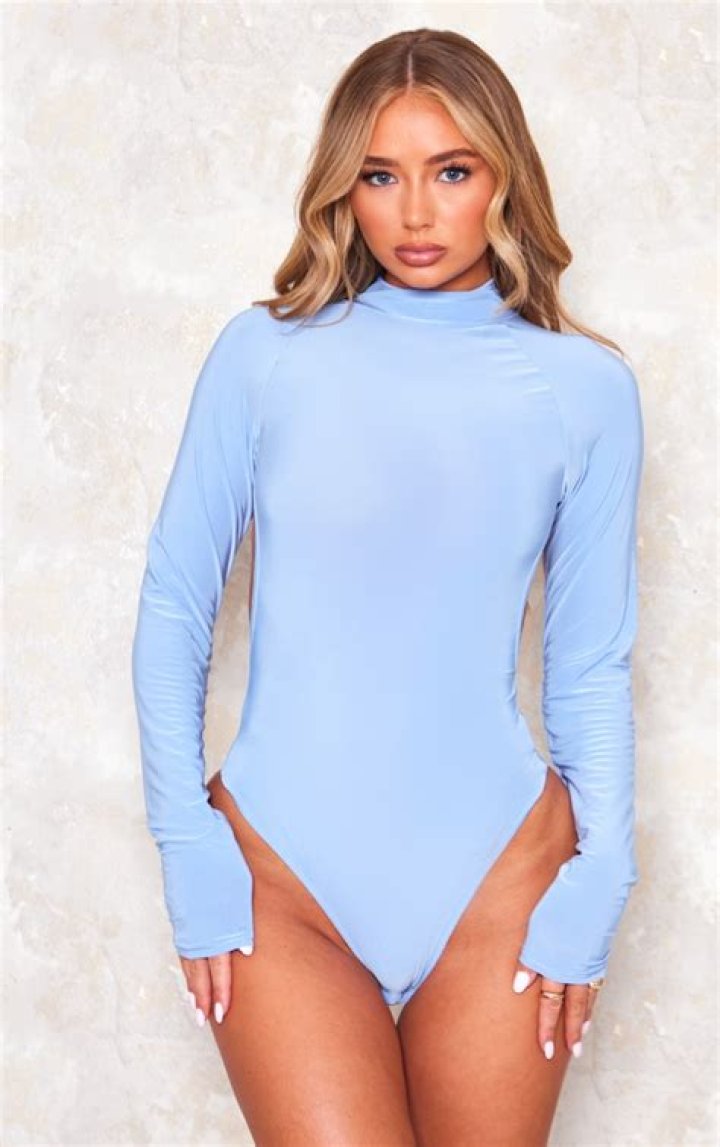 Kanye West’s Wife Bianca Censori Stuns in Blue Backless Lace Bodysuit on Movie Date