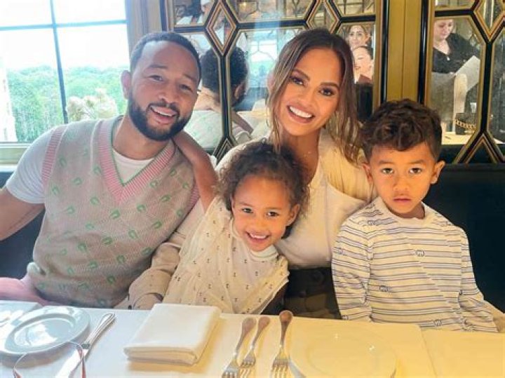 Chrissy Teigen Debuts Newborn Baby Girl & Reveals Her Name In Sweet Photo With Luna & Miles