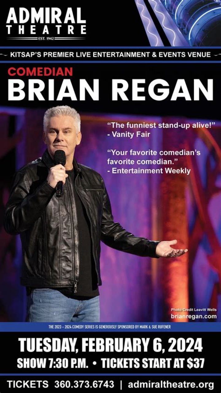 Comedian Brian Regan Announces NYE and Spring 2023 Theater Tour Dates