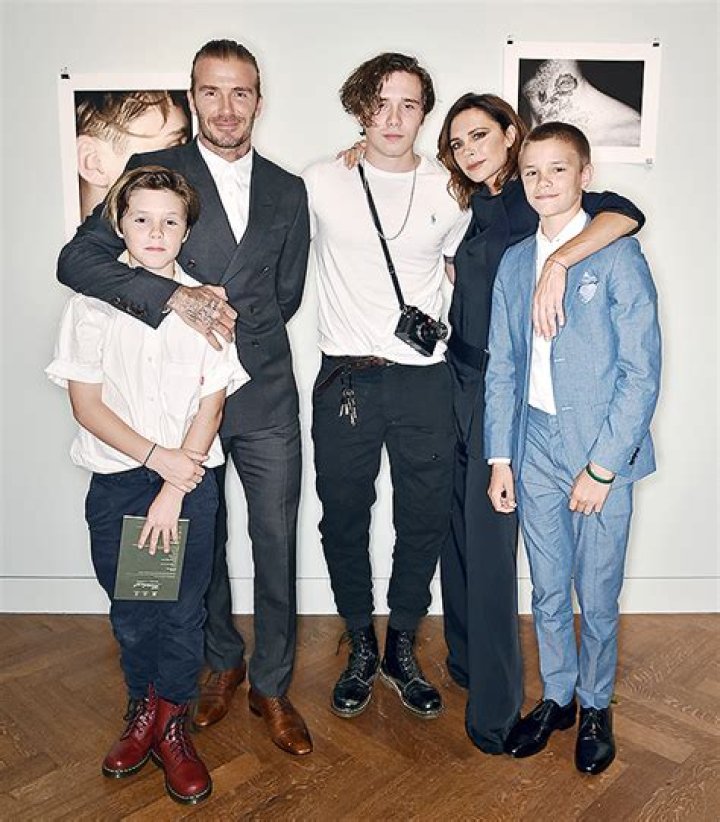 David Beckham Poses With His 3 Look-Alike Sons In Tuxes At Brooklyn’s Wedding: Photo