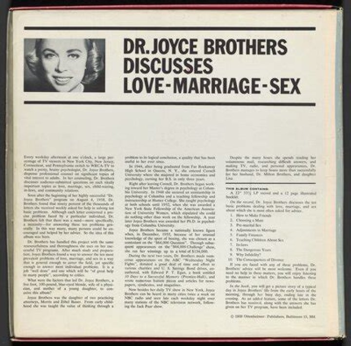 Dr Joyce Brothers - Bio, Age, Wiki, Facts and Family
