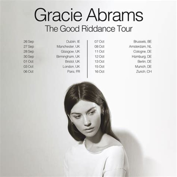 Gracie Abrams Announces Release Dates for Her Debut Album and Upcoming Single, as Well as Tour Dates For “The Good Riddance Tour”