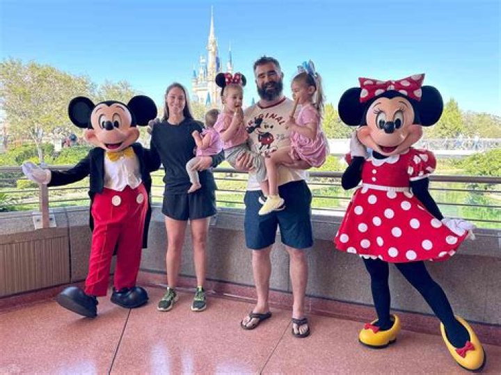 Jason Kelce Has a Blast With His Wife & Daughters in Disney World: Watch