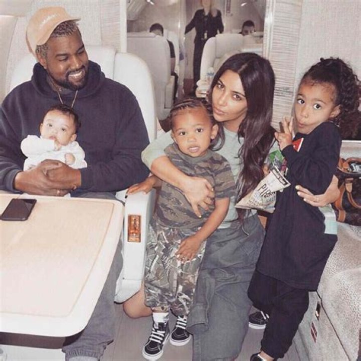 Kanye West Hugs Son Psalm, 1, In Sweet Photo With All 4 Kids Shared By Kim Kardashian