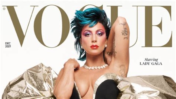 Lady Gaga Stuns In Plunging Dress For The Cover Of British ‘Vogue’ – Hollywood Life