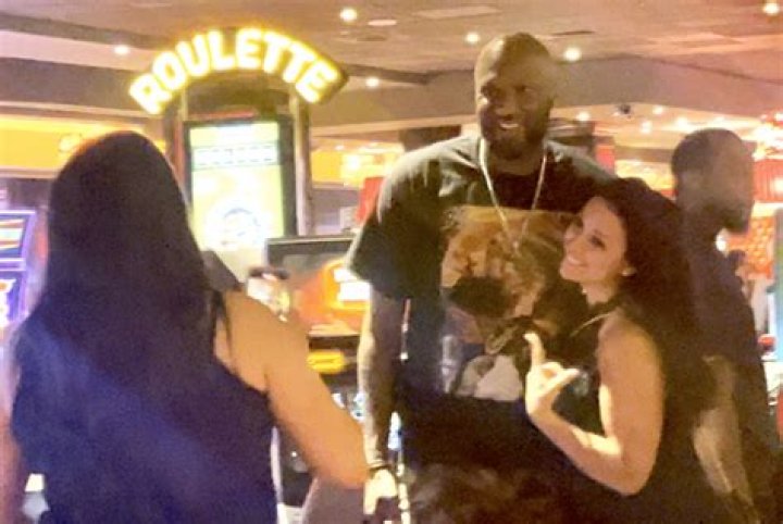 Lamar Odom Spotted In Vegas With Mystery Woman Amid Khloe & Tristan Baby Drama