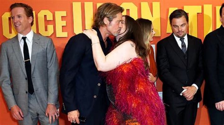 Lena Dunham Kisses Brad Pitt At ‘OUATIH’ Premiere: Photos – Hollywood Life