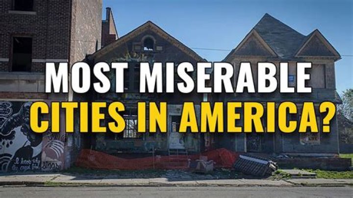 The 50 Saddest, Most-Depressed Cities in America