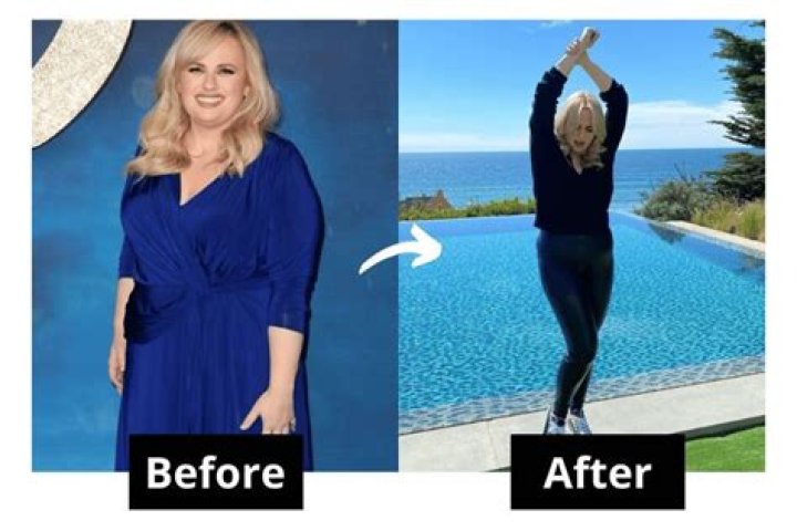 Rebel Wilson Stuns In Navy Blue Dress As She Shows Off Incredible 40 Lb. Weight Loss
