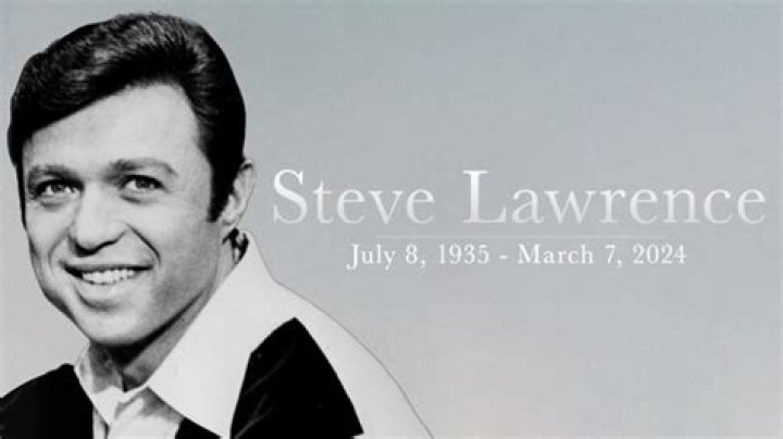 Singer And Actor Steve Lawrence, Dead At 88