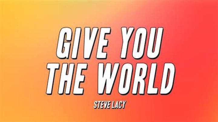 Steve Lacy Announces ‘Give You the World’ 2022 North American Tour