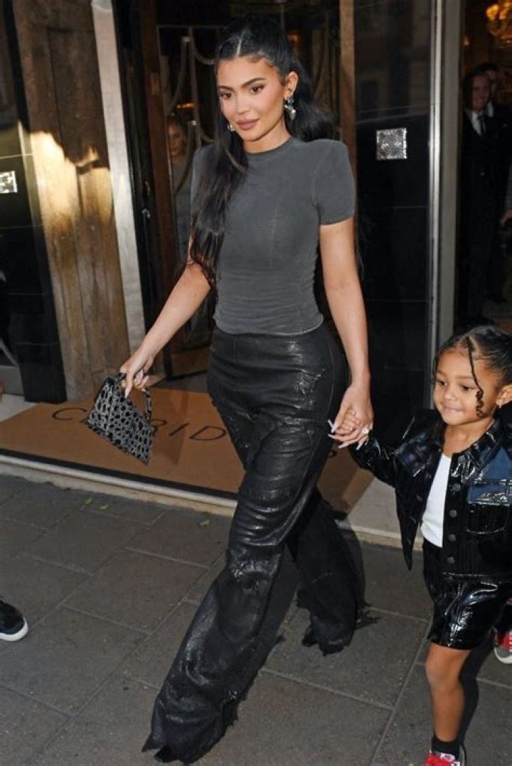 Kylie Jenner’s Daughter Stormi, 3, Channels Her Mom’s Style In Leather Pants & Sneakers — See Pics