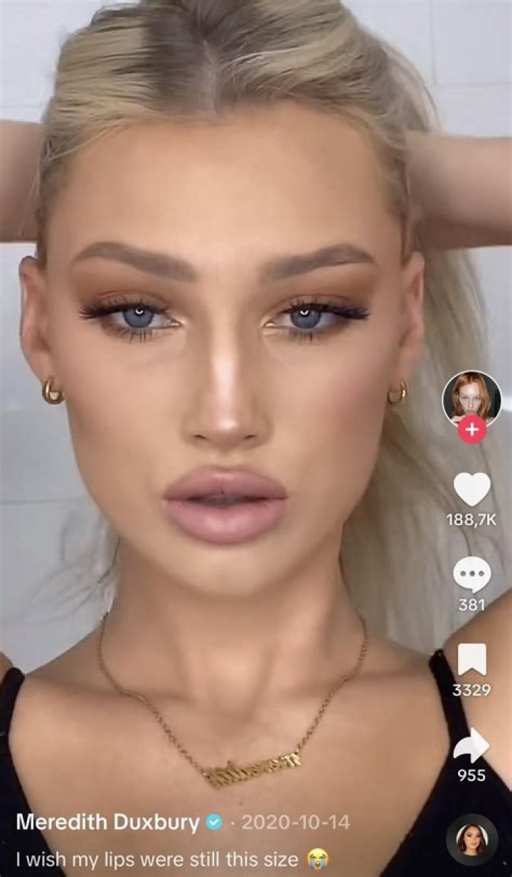 TikTok star Meredith Duxbury responds to criticism of her controversial makeup routine