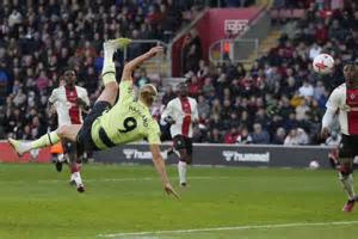 
Video: Erling Haaland scores a bicycle kick vs Southampton, takes Premier League goal tally to 30 